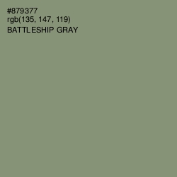 #879377 - Battleship Gray Color Image